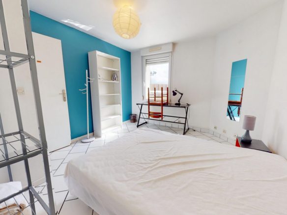 A louer Appartement type F1 Le havre CHAM-1-JULLIENALLIX